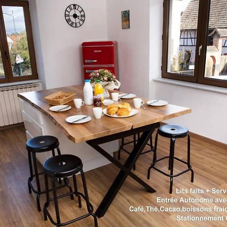 Charmant T3, 70M2, 2Ch,Tv 101 Cm, Wifi+Parking, Ettendorf Dış mekan fotoğraf